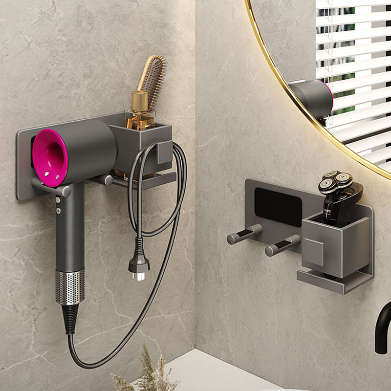 吹风机置物架免打孔浴室电吹风挂架壁挂式卫生间风筒支架收纳架子,家庭/个人清洁工具,吹风机置物架,淘宝优惠券,粉丝福利购,淘宝优惠卷