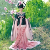 襦裙蔽膝袿衣复原魏晋南北朝大袖 半袖 襦 倾杯序 琴挑隋制