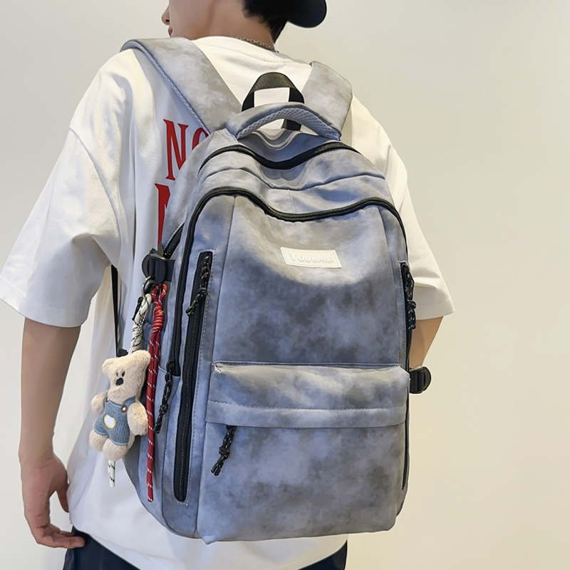 玛嘎男女生大容量休闲百搭双肩包