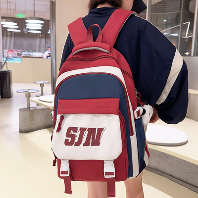 做工好面料厚容量大学生书包