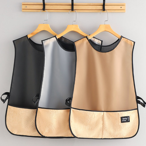 简约家用厨房马甲围裙防水防油餐饮专用工作服男女定制logo印字