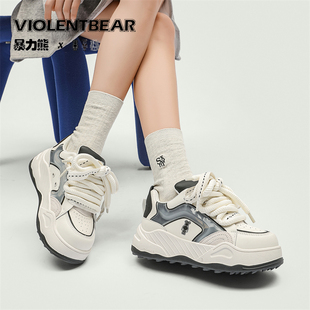 时尚 百搭板鞋 女舒适厚底潮鞋 暴力熊情侣款 设计师款 356 新品