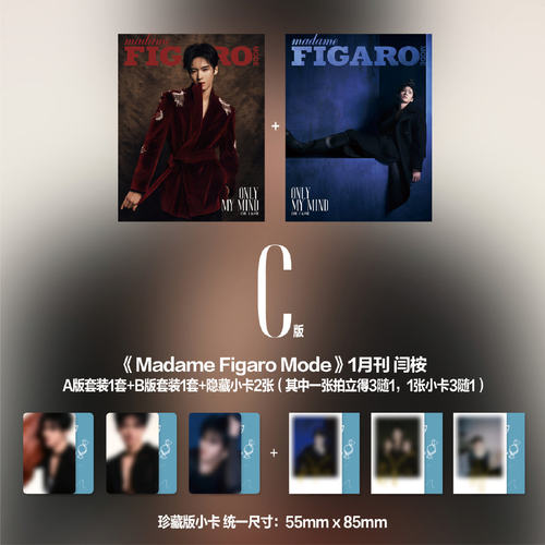 Madame Figaro Mode 费加罗杂志 2025年1月刊/闫桉珍藏ABC版套装  2025闫桉珍藏 精彩OK！25年10月 闫桉/F风尚志杂志2025年5月/