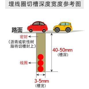 耐高温停车场门机门车检测地敏线100.5m