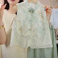 玲瓏寶貝（原開(kāi)心派）&2537新中式女童刺繡漢服套裝