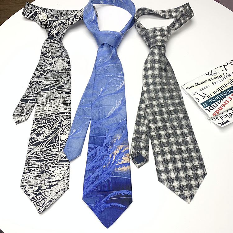 萌夕小物真丝古着休闲10CM宽版