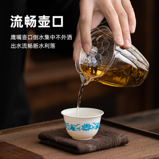一次性功夫茶杯加厚防烫家用待客品茗杯喝茶小杯子茶具塑料泡茶壶