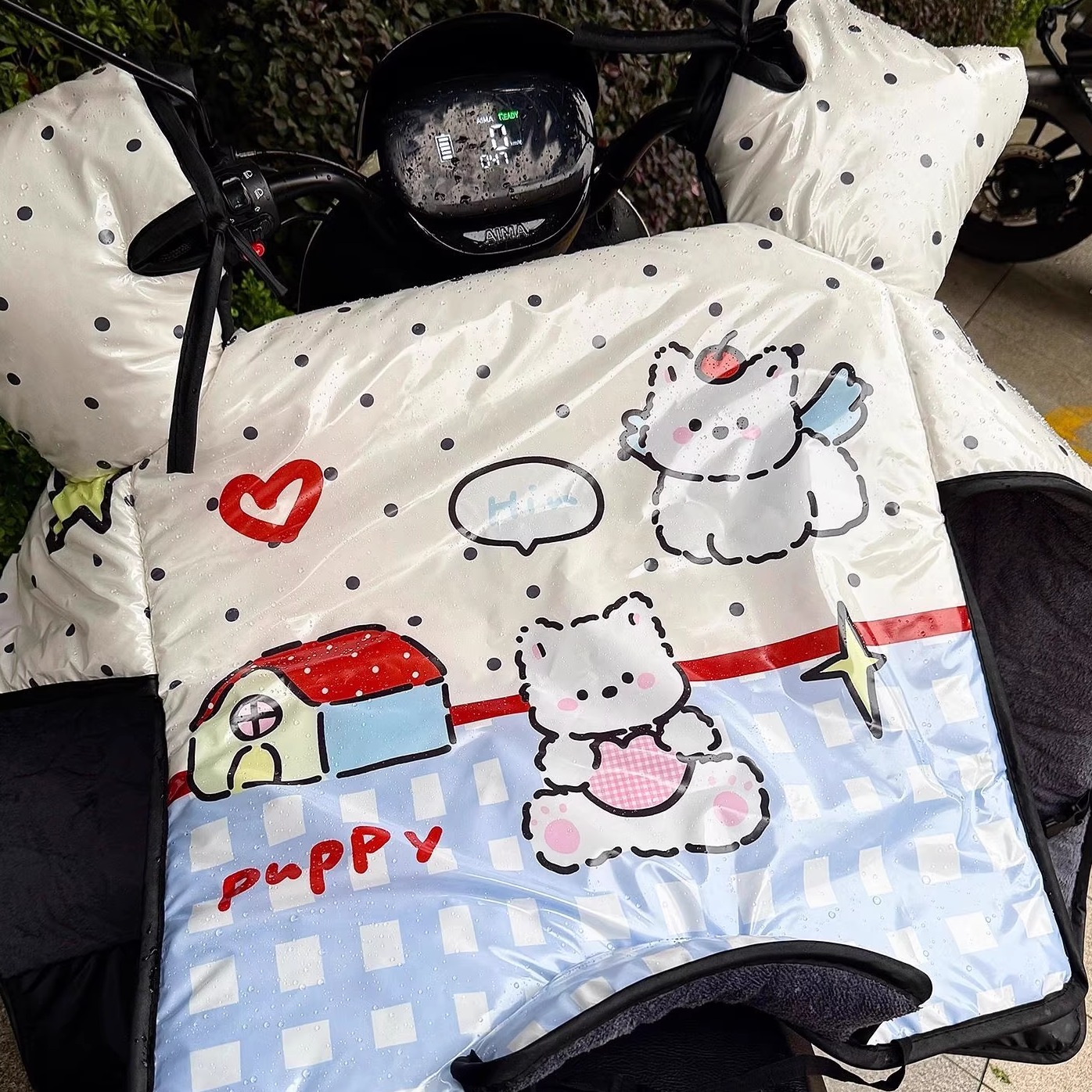 电动车钢化膜挡风被女冬护脖防雨加厚保暖摩托车防风被2025新款