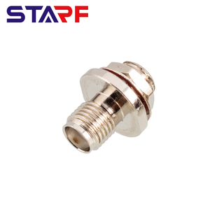 SMA-K转MCX-K板前安装转接头RTK主机天线接口配线MCX弯公头转IPX