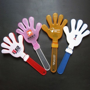 定制LOGO运动会活动用品助威道具充气棒定做海棉棒发光手拍印刷