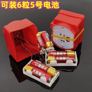 春节大红灯笼LED灯电池款免插电灯芯智能感光灯户外防水灯笼灯泡