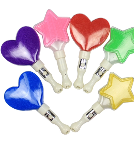 Love Stick 15 Изменение цвета светодиодные флуоресцентные персиковые концерт Heart должны поддерживать Love Stick