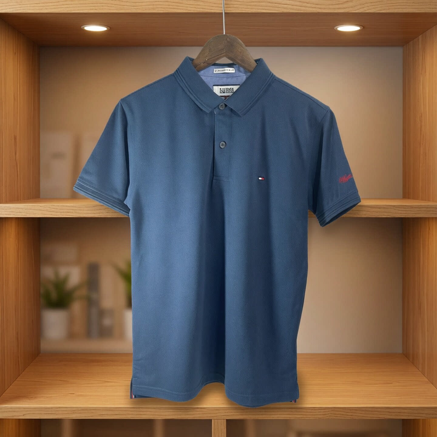 夏季北美Tommy汤米男短袖T恤高端全棉经典款休闲纯色polo衫半袖