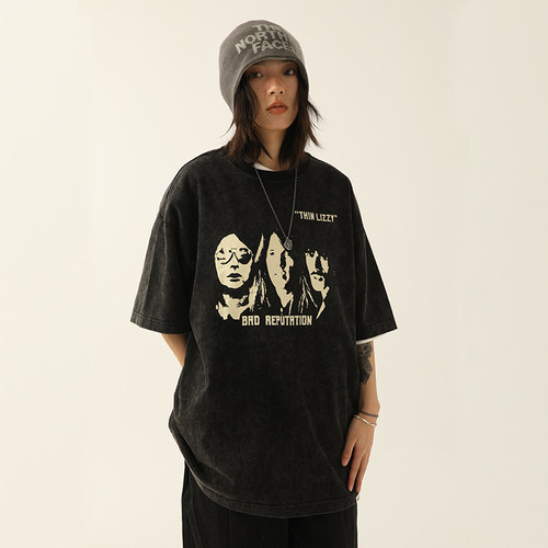 FROMWRTING短袖无性别重磅棉t恤