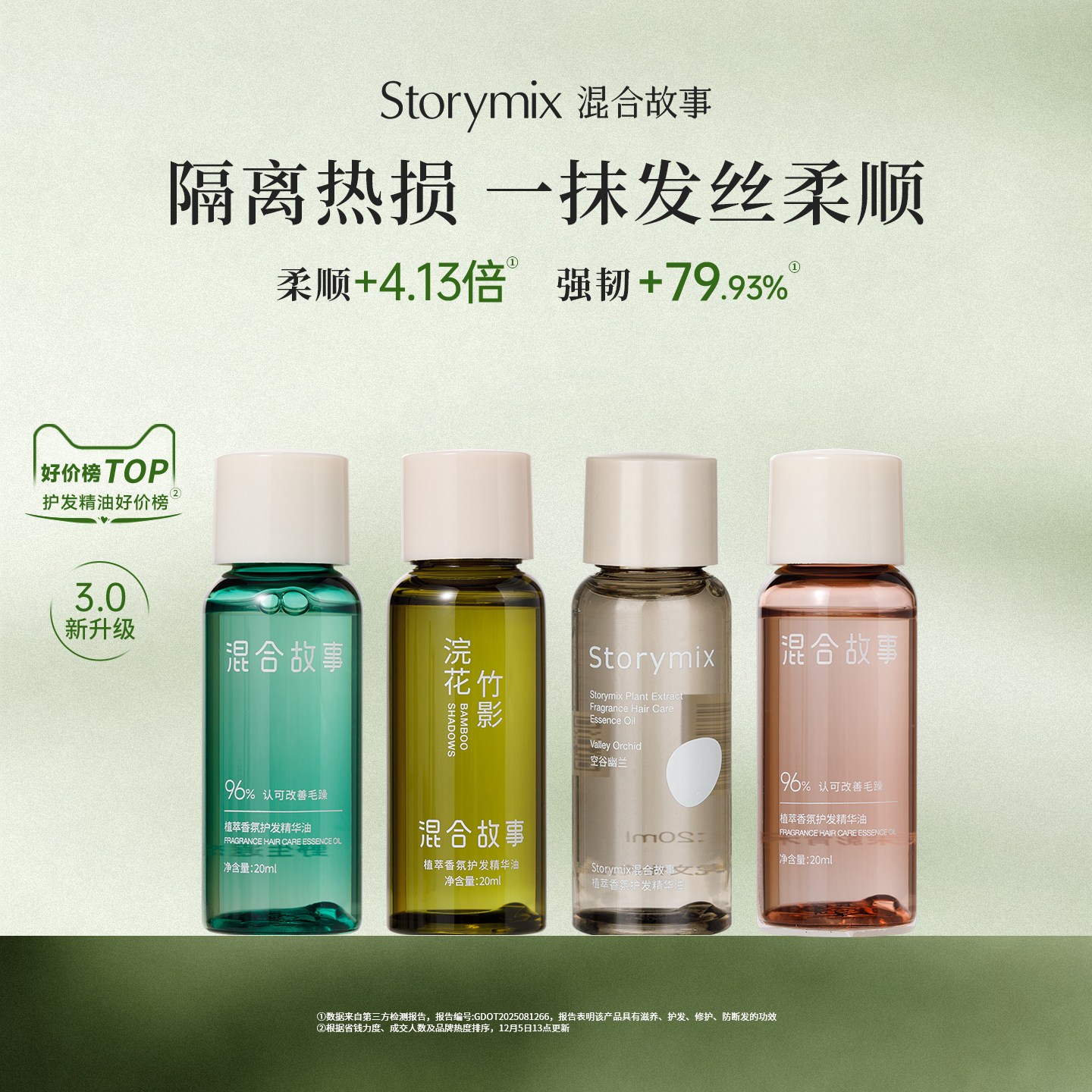 Storymix混合故事香氛护发油免洗防毛躁柔顺护发精油20ml