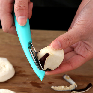 折叠式 马蹄削皮器多功能苹果梨子蔬菜水果刮皮刀荸荠去蒂两用刨子