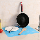 硅胶和面板家用带刻度烘焙面食制作工具耐高温隔热餐垫防滑赶面垫