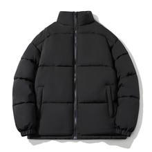 winter cotton jacket men mens loose coat padded puffer Male