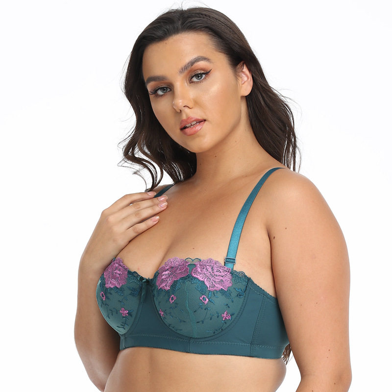 Bra Women 110C Big size brassiere half cup Underwear 文胸