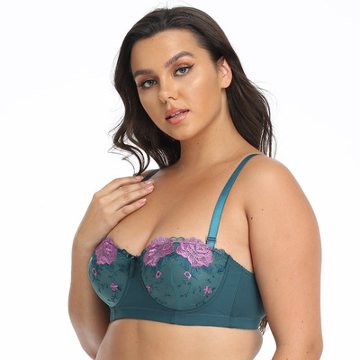 Bra Women 110C Big size brassiere half cup Underwear 文胸