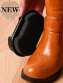 通用擦鞋 器 22不伤鞋 擦鞋 刷鞋 黑皮鞋 无色鞋 腊i. 神器软毛海绵油刷