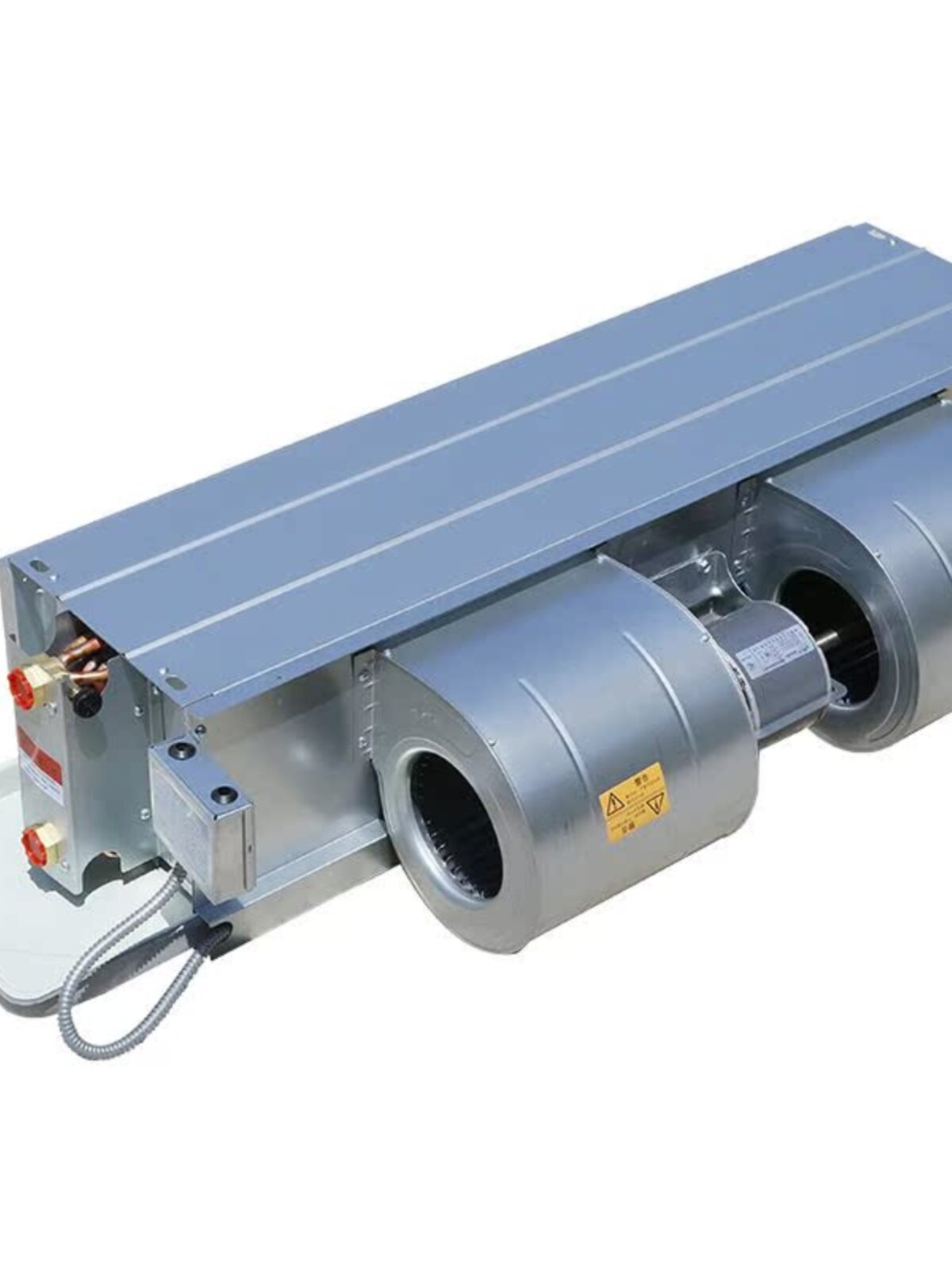 卧式暗装风机盘管中央空调散热器水系统冷暖静音家用FP-WA盘管i.