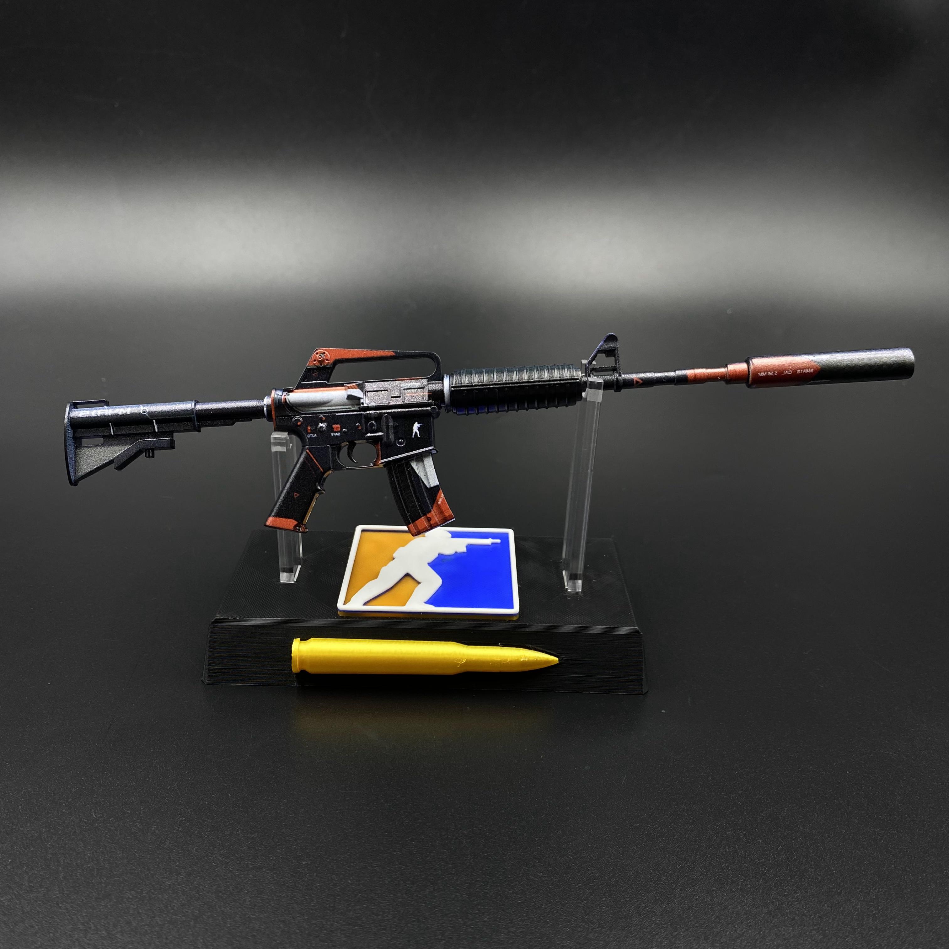 CSGO M4A1-S次时代实物模型摆件锌合金现货游戏周边CS饰品枪皮