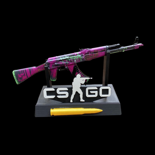 CSGOAK47霓虹革命实物模型摆件