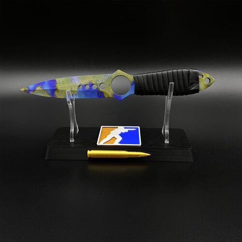 CSGO骷髅刀淬火实物模型摆件