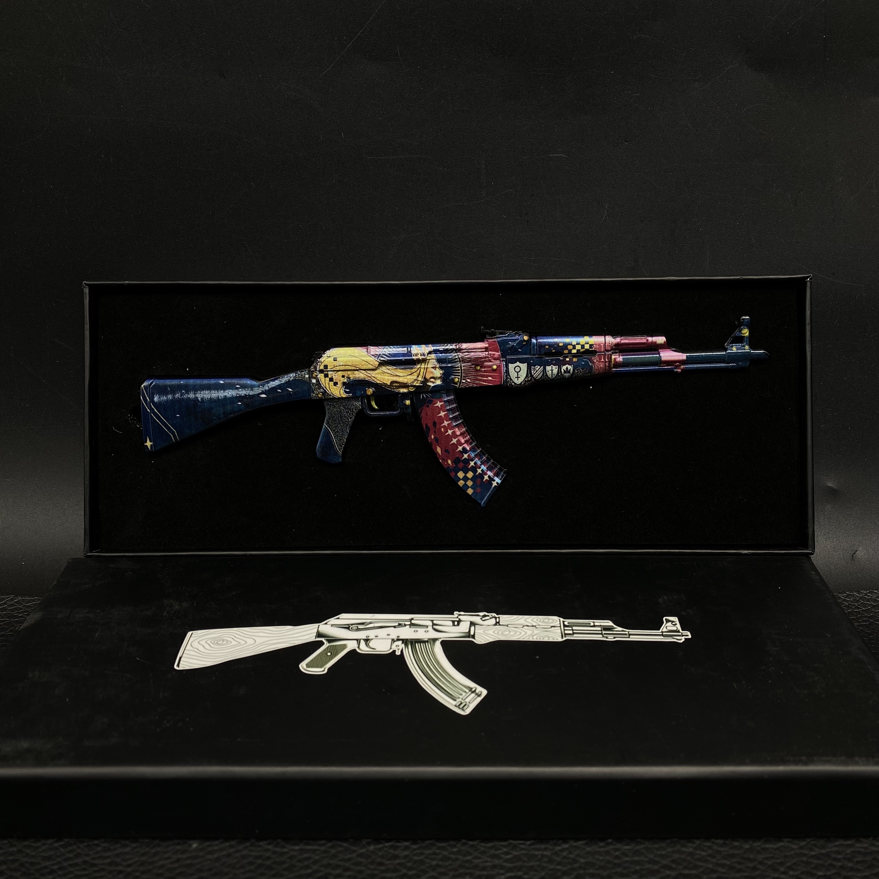 CSGO游戏周边AK47皇后实物模型