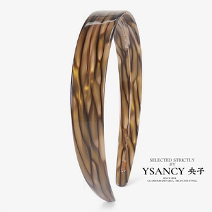 央子Ysancy新款 真醋酸发箍高质感防滑压发洗脸头箍带齿发捆 热售