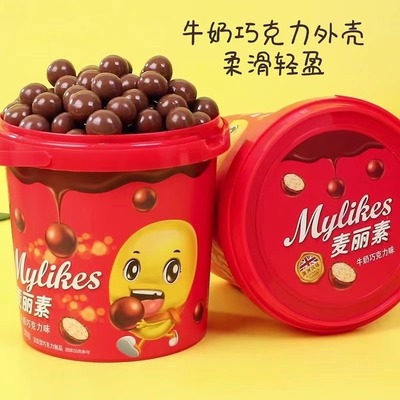 麦丽素桶装520g牛奶正品黑小时候