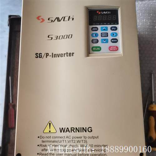 三基变频器,拆机一台S3000-185G/220P43B