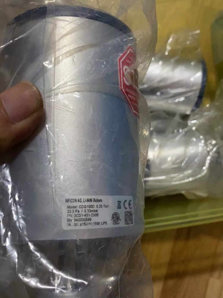 INFICON英福康CDG100D现货0.25Tor