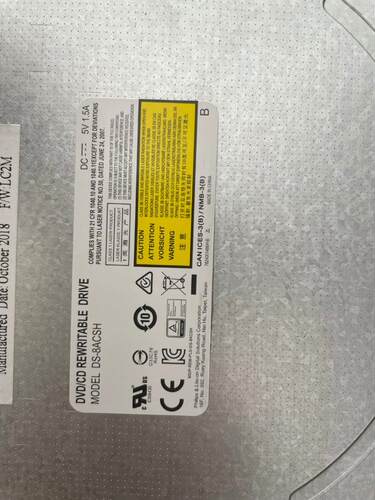 9.5新dvd.rw内置光驱DS-8ACSH.Du（询价）