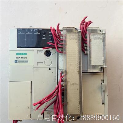 出拆机施耐德PLC模块,型号TSX3710001,成色如图所