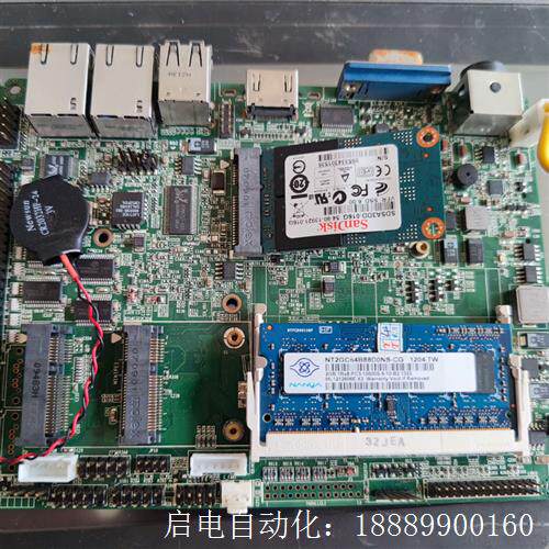 镶嵌式工控小主板d2700二手拆机带16g硬盘内存2g。