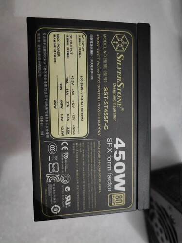银欣SFX450W全模组金牌电源,SST-ST45SF-G（询价）