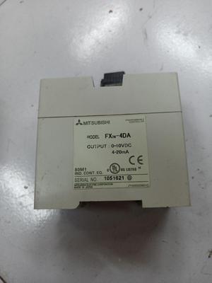 三菱FX2N4DA拆机一个少盖子功能包好需要的议价