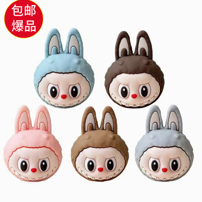 网红卡通拉布布头蛋糕装饰摆件