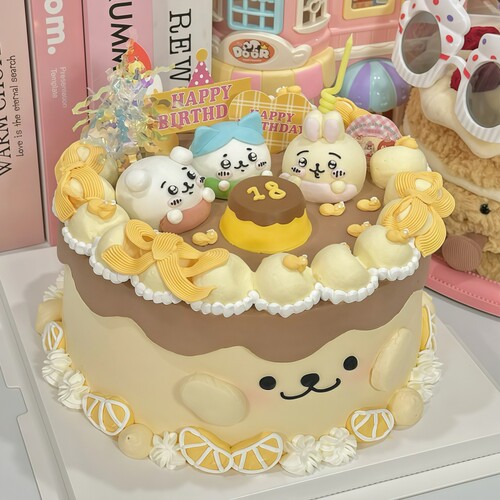 Chiikawa蛋糕装饰摆件乌萨奇