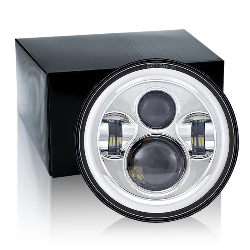 热销7寸哈雷牧马人4珠60W天使眼