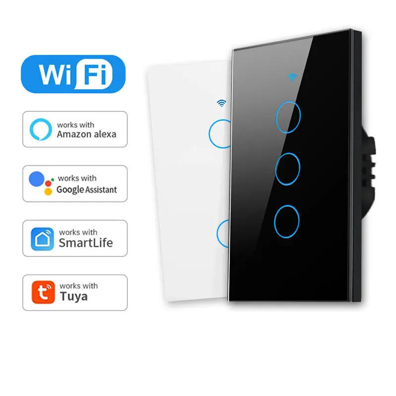 涂鸦wifi触摸智能RF433开关smart