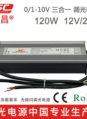 CE认证恒压80w灰色IP66防水铝外壳 可控硅0-10v LED驱动调光电源