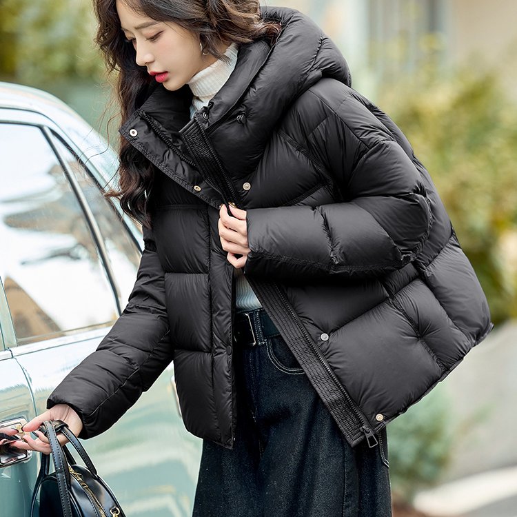 2025冬季韩版泡芙龟背短