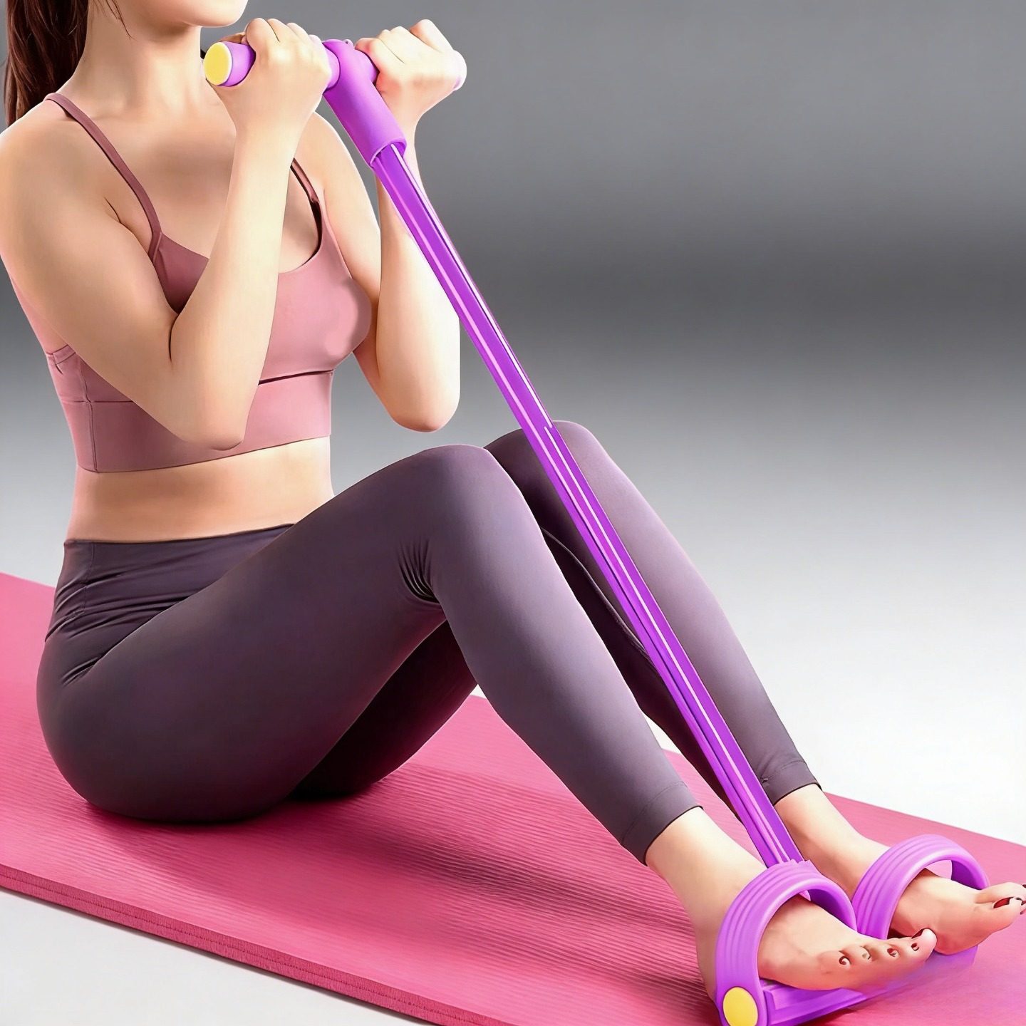 小燕飞脚蹬拉力器儿童成年人瘦腰收腹减肥运动器材腹部仰卧起坐器