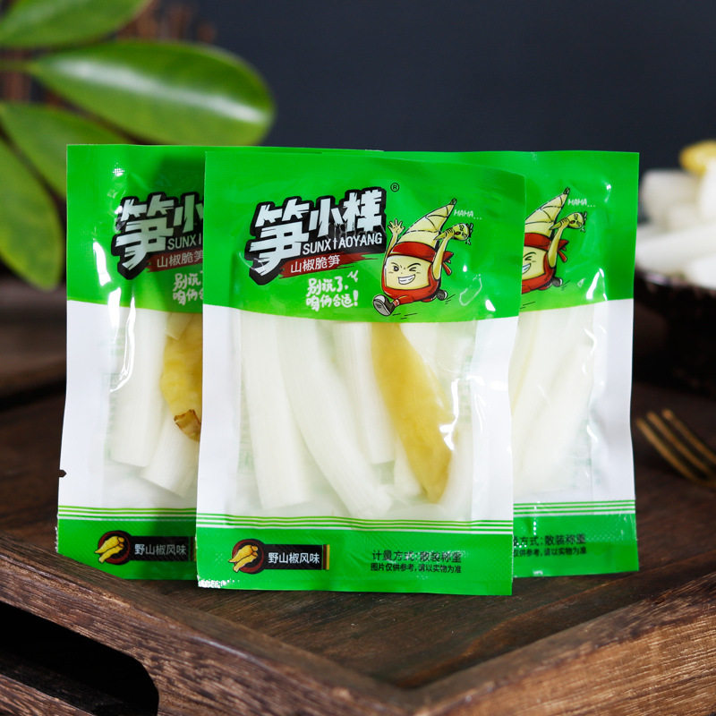 笋小样泡椒竹笋即食脆笋条图片