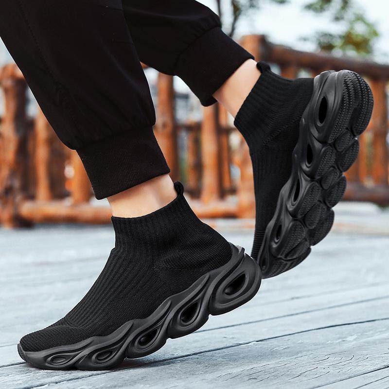 多运动走路鞋男女情侣款软底厚底一脚蹬增高时尚休闲鞋套脚健步鞋,流行男鞋,健步鞋,淘宝优惠券,粉丝福利购,淘宝优惠卷