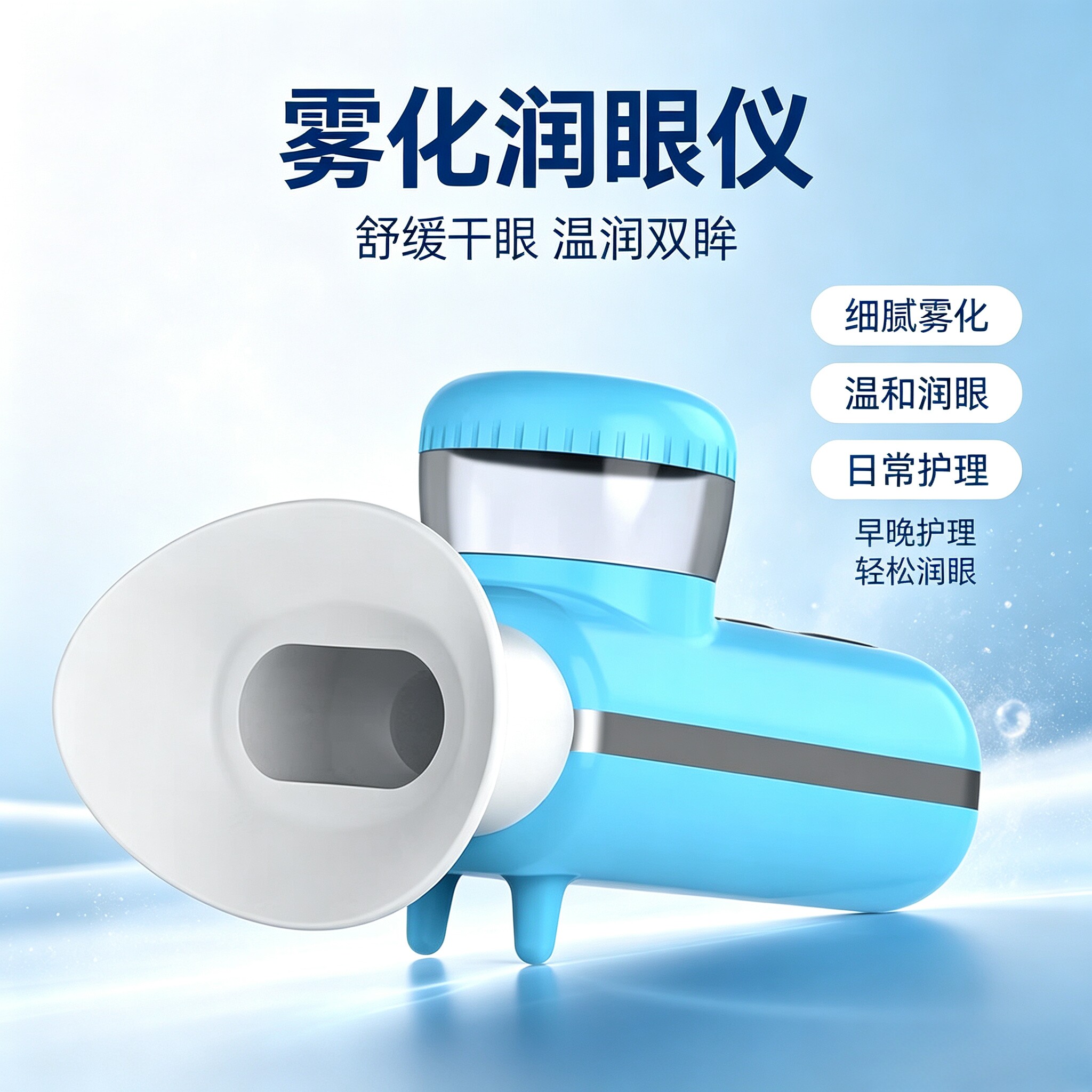 热敷雾化润眼仪眼部喷雾按摩护眼仪热敷洗眼仪干眼疲劳蒸眼仪