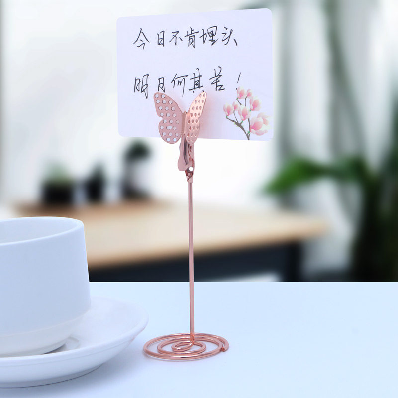 桌面蝴蝶便签夹创意金属立式照片夹子留言夹立牌夹可爱明信片摆件,文具电教/文化用品/商务用品,便条夹/照片夹,淘宝优惠券,粉丝福利购,淘宝优惠卷